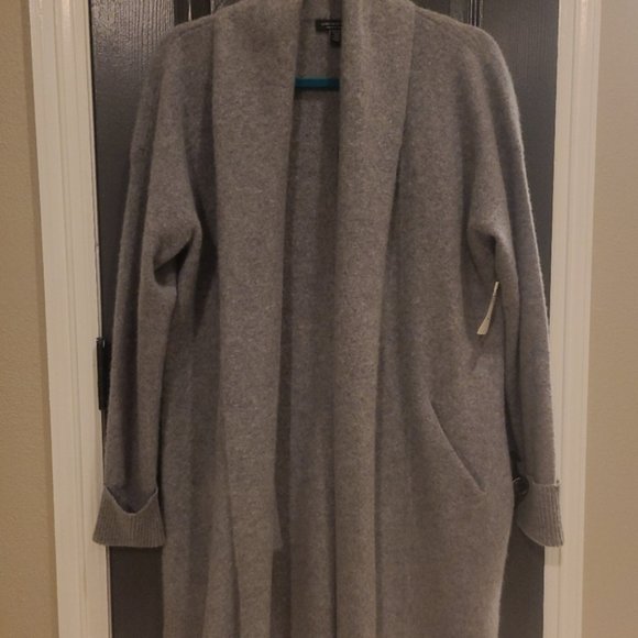 Saks Fifth Avenue Open-Front Cashmere Cardigan - Picture 7 of 9